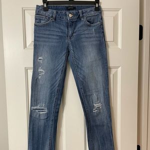 White House Black Market slim denim, size 2.
